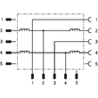 22260761 LAPP AB-C2-M12T-2XM12FS PB M12 T-Verteiler f. Profibus Produktbild