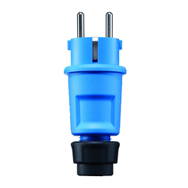 1519150 ABL Sursum Schuko Stecker IP44 Hightech blau Produktbild