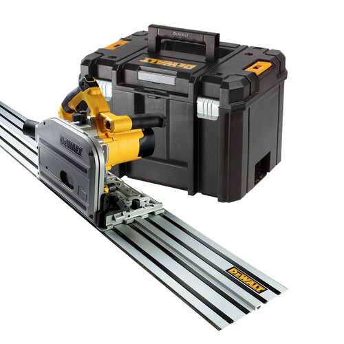 DWS520KTR-QS DEWALT Tauchkreissaegenset 55 mm, T-STAK-Box VI Produktbild Front View L