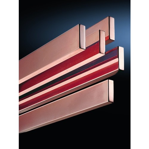 SV3587.000 Rittal Sammelschiene E-CU 40x10mm (1 Pkg = 3Stk) Produktbild Front View L