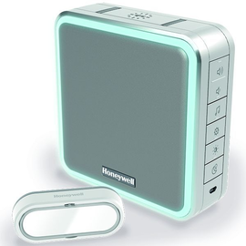 DC917SGL Honeywell Funk-Gong-Set 200m 90dB, MP3, silbergrau Produktbild front M