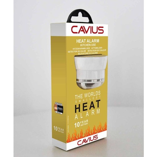 S10-1-2000 Cautiex Hitzemelder Invisible 10Y Heat 4x4 cm (Batterie 10J. Lebensd.) Produktbild