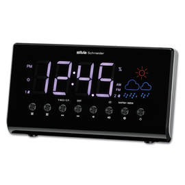 450135 Silva Schneider UR-D 1450 WS PLL UKW Uhrenradio und Wetterstation Produktbild
