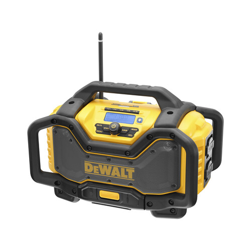 DCR027-QW DeWalt Akku- und Netz-Radio Ladefkt., BT und DAB+ Produktbild Front View L