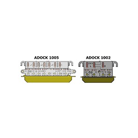 1005 ADock Zählersteckleiste 4-polig 50A (3P+N) Drehstrom mit DUO Anschl. OÖ Produktbild