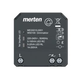 MEG5010-0001 Merten Wiser Dimmaktor 1fach UP Produktbild front M