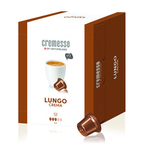2001924  CREMESSO Kaffeekapseln Lungo Crema Box 48er Produktbild Front View L