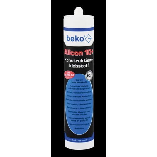 265100310 Beko Allcon 10+ Konstruktions kleber 310ml grau Produktbild Additional View 1 L