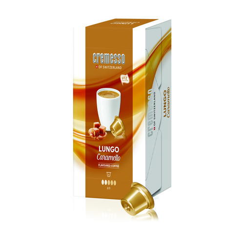 2000777 Cremesso Caramello (16 Kaffee Kapseln) Harmonisch und dezent Produktbild