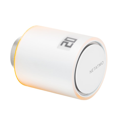 NAV-PRO Legrand Valena Life Netatmo Smartes Heizkörperthermostat Einzelgerät Produktbild Front View L