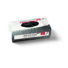 49204 Medstar Nitril Einweghandschuh schwarz Gr.XL/10 (Box=100 Stk.) Produktbild