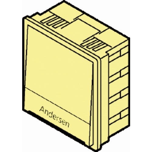 E97-9-85269W Renz Modul mit 1 Klingeltaster, weiß Produktbild Front View L