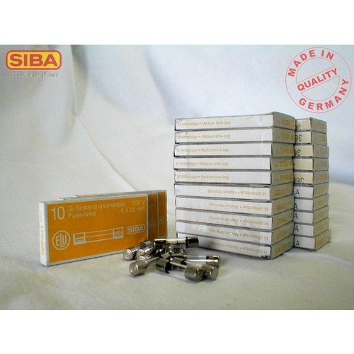 7000502.16 Siba  Feinsicherung 5X25 16A Produktbild Front View L