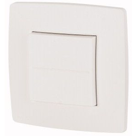 126089 Eaton CPAD-00/130 AP Taster 1-Fach mit Rahmen und Wippe weiss Produktbild