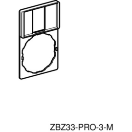 ZBZ33 Schneider E. Schildträgerhalter 18x27mm Produktbild