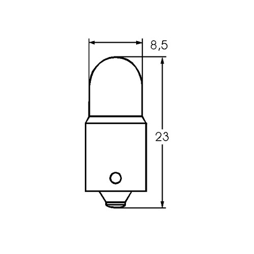 00232408 Barthelme 24V 2W E10 Produktbild Front View L