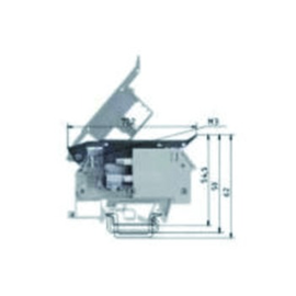 2022910 Wieland WK4/THSI5 U/V0 57.904.5355.0 Sicherungsklemme Produktbild