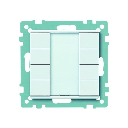 627819 MERTEN Taster 4fach plus mit integr. Busankoppler Produktbild Front View L