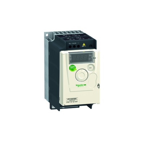 ATV12H055M2 Schneider E. Frequenzumrichter 0,55kW 1-phasig Produktbild Front View L