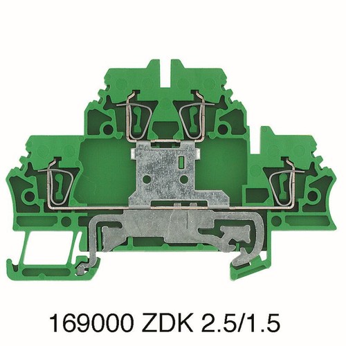 1690000000 Weidmüller ZDK2,5PE Schutzleiter Reihenklemme Produktbild Front View L