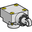ZCKE65 Telemecanique Endschalterkopf Rollenstössel met.Vertikal verstellbar Produktbild