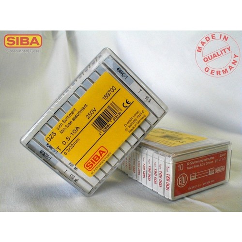 7505960. Siba 189701 Sortimentkasten G-Sich. 6,35x32 Produktbild Front View L