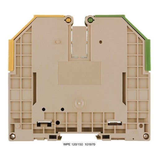 1019700000 WEIDMÜLLER WPE 120/150 Erdungsklemme Produktbild Front View L