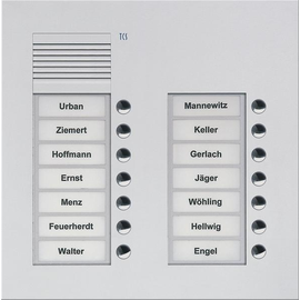 PUK14/2-EN Tcs Außenstation z.Unterputz- montage 14 Tasten 2-reihig Produktbild