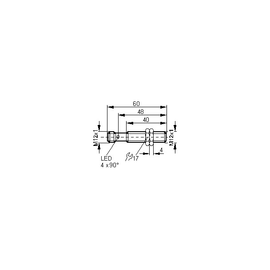 IF6015 IFM Induktiver Sensor 10-36VDc M12 Produktbild