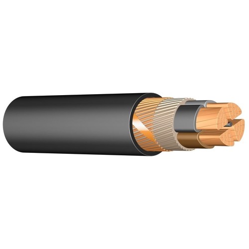 NYCWY 3X25 RM/25 Messlänge Erdkabel CU-geschirmt Produktbild Front View L
