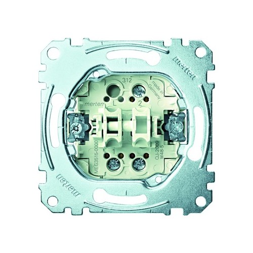 MEG3515-0000 Merten Serienschalter-16A Einsatz 1-pol.Quick-Flex Produktbild Front View L