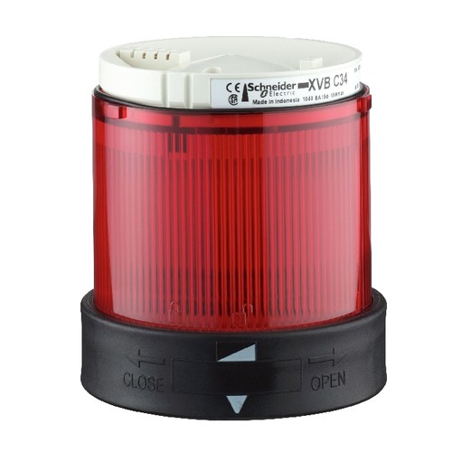 XVBC34 Schneider E. Leuchtelement mit Dauerlicht rot 230V Produktbild Front View L
