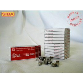 7000234.6,3 SIBA G-Sicherungseinsatz flink 5x25mm 250V 6,3A Produktbild