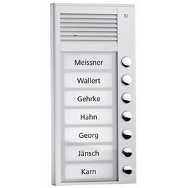 PAK07-EN TCS Aussenstation zur Aufputz Montage 7Tasten 1-Reihig Produktbild front M