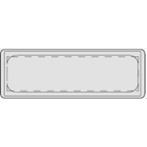97-9-82033 Renz Namensschild Ausstanzung: 61x18mm Produktbild Front View L