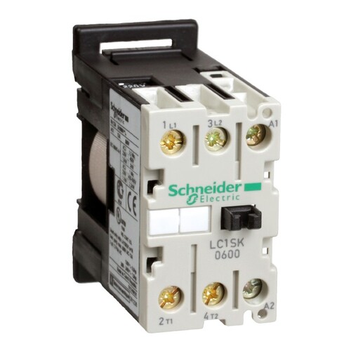 LC1SK0600P7 Schneider E. 6A 2,2kW Spule 230V AC, 2P Produktbild Front View L