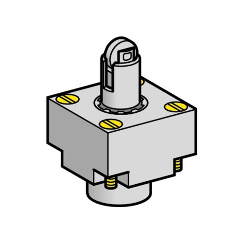 ZCKE67 Telemecanique Endschalterkopf Rollenstössel met. Rolle verstellbar Produktbild Front View L