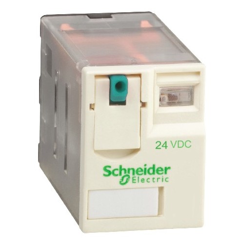 RXM4AB1BD Schneider E. Minaturrelais 4W 6A 24 VDC Produktbild Front View L