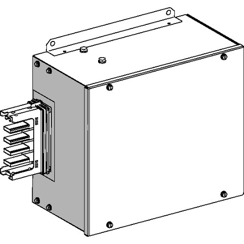 KSA250AB4 Schneider E. Endeinspeisekaste Canalis 100-250A Produktbild Front View L