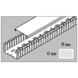 N1686 GGK Verdrahtungskanal VK Spezia 40x60 (HxB) Produktbild