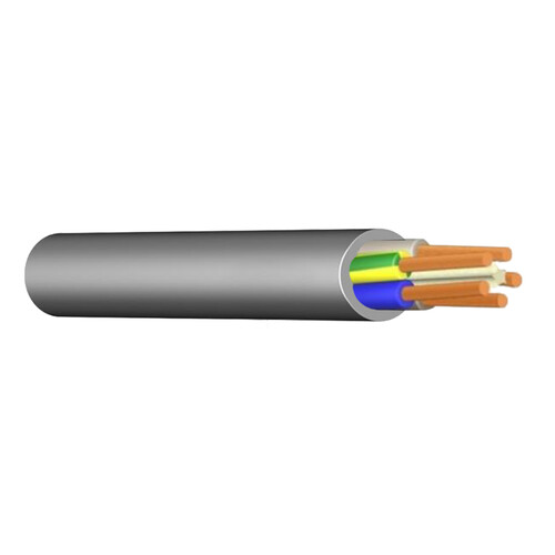 YSLY-JB 4X1 grau 500m Trommel PVC-Steuerleitung fbg. Adern Produktbild Front View L