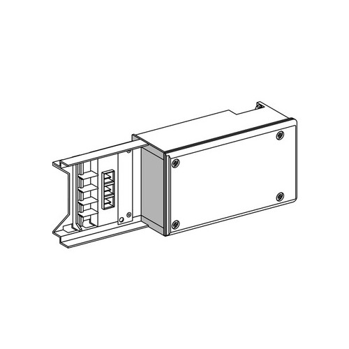 KNA100AB4 Schneider E. Canalis Einspeis- kasten mit Endabd. 100A Produktbild Front View L