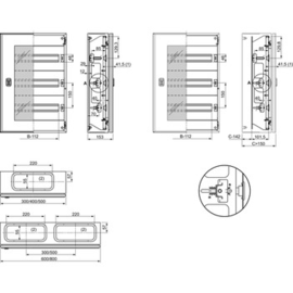 NSYDLM48 Schneider E. Automatenabdeckung Inkl. Trägergerst Produktbild