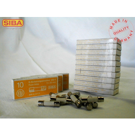 172200.0,2 Siba Glasrohrsicherung 200mA 5x20mm mittelträge Produktbild front M