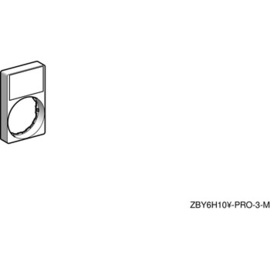 ZBY6H101 Schneider E. Schildträg 30x50 mit Leerschild Produktbild