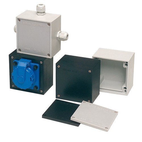 68130 GIFAS  Abzweigdose Type 1010  100x100x65mm Produktbild Front View L