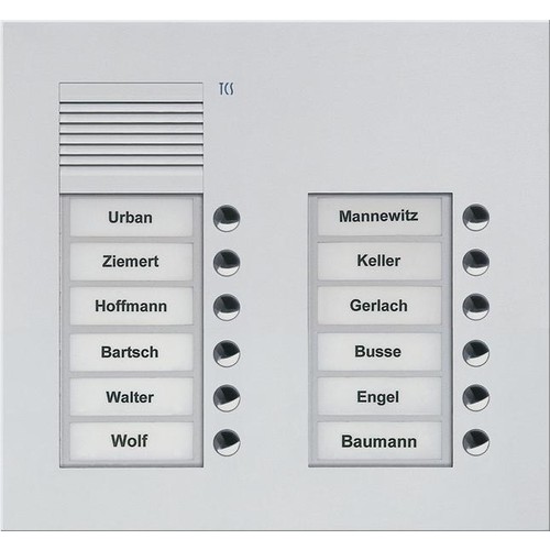 PUK12/2-EN Tcs Außenstation z. Unterputz Montage 12 Tasten 2-reihig Produktbild Front View L