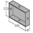 E14-2-20600 Renz UP-Kasten für Video- Sprechanlage 300x220x70mm Produktbild