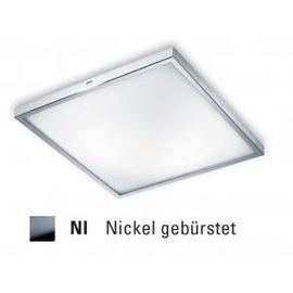 15732/40C LEUCHTWURM DL SNAP 1fl/quadr./Nickel geb./Glas satiniert Produktbild