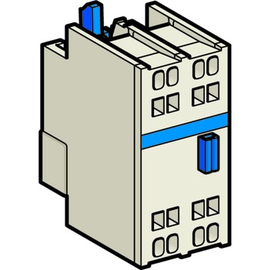 LADN113 Schneider E.Hilfsschalterblock 1S 1Ö mit Federzugklemmen Produktbild